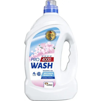 Гель для прання Pro Wash 4л універсал 30445
