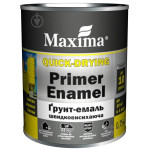 Грунт-емаль швидковисохаюча біла Maxima 0.75кг 33237 Україна