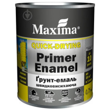 Грунт-емаль швидковисохаюча біла Maxima 0.75кг 33237 Україна