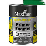 Грунт-емаль швидковисохаюча зелена  Maxima 0.75кг 33236 Україна