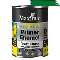 Грунт-емаль швидковисохаюча зелена  Maxima 0.75кг 33236 Україна