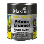 Грунт-емаль швидковисохаюча темно-коричнева Maxima 0.75кг 33234 Україна