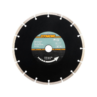Диск алмазний 230мм STHOR t-2.4 h-7mm сегмент 08715