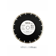 Диск алмазний Segment YATO 230x8 H=2,7mm 390589