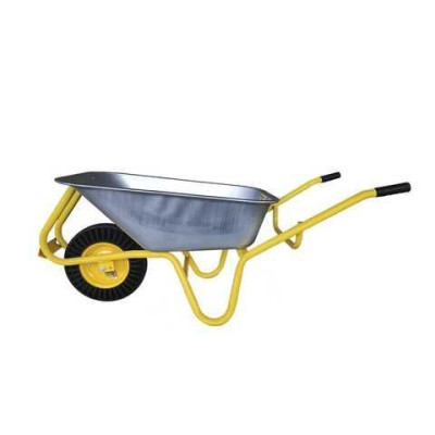 Тачка буд. 1-колісна д380 PU-колесо 85л 180кг оцинк. (23139) 179708