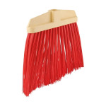 Щітка вулична 35см червона Пласт. основа 79863