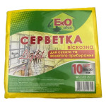 Серветка віскозна ЕКОПЛЮС 30х30 10шт 30860