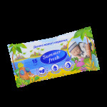 Серветки вологі  Summer fresh ( 15шт) дитячі 30838
