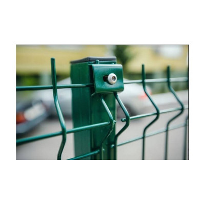 Стовп для паркану Стандарт-колор +ПВХ 60х40мм. 2.0м. оцинк 4отв 47256