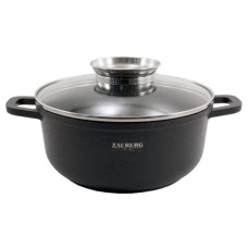 Каструля мармур 4.5л Зауберг круг. (індукц) 0324-SN 72814