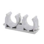 Кріплення для труби подвійне ППР д20