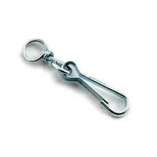 Карабін пружинний з вертлюгом 50