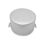 Каструля алюмінієва 20л циліндр з кришкою. 152383 Україна