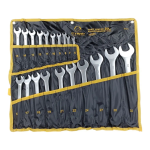 Набір ключів накидних Сталь 20шт в чохлі 390687