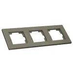 Рамка горизонтальна   двомісна Mutlusan графіт 47-06-74