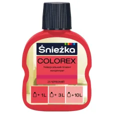 Колорекс №23 червоний 33507 Снєжка Польща 100мл(р)