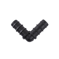 Крапельний полив -  коліно-з'єднувач для труби 16мм Bradas 27944 Польща