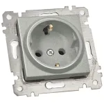 Механізм розетки з/з 16А Mutlusan срібло 47-11-80 87098