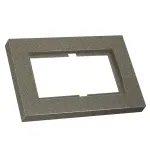 87003 Рамка подвійна Mutlusan графіт 47-06-86