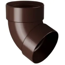 Відвід для труби 67* двохмуфтов. коричн. 100мм Rainway Україна