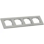 Рамка чотиримісна Mutlusan срібло 47-10-70