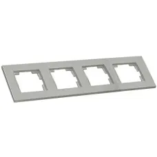 Рамка чотиримісна Mutlusan срібло 47-10-70