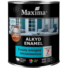 Емаль високоякісна Maxima 2.3кг чорна матова