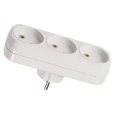 Трійник електричний Люксель1017