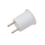 Перехідник вилка-патрон Luxel 1037 87665