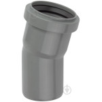 Коліно каналізаційне д110 15* Україна
