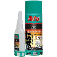 Клей з активатором для МДФ і дерева Akfix 500мл+125мл 390991