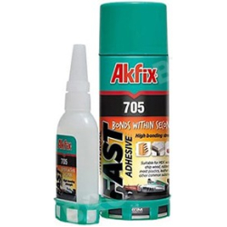 Клей з активатором для МДФ і дерева Akfix 500мл+125мл 390991