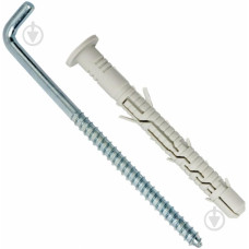 Гачок меблевий 8,0х10 (12х80) з дюбелем РХ-12D 31815