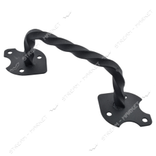 Ручка дверна 225 кручена метал/оксамит 47302