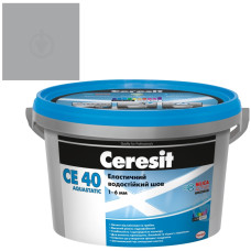 Затирка Ceresit 2кг вологостійка Платиновий 39 391013