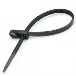 Хомут монтажний з кільцем 4х150 Чорний 390873