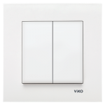 Вимикач врізний потрійний Viko Karre 87192