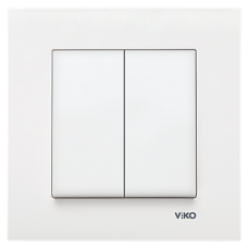 Вимикач врізний потрійний Viko Karre 87192