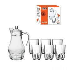 Набір стаканів Arcopal ROC 6шт+кувшин 152444