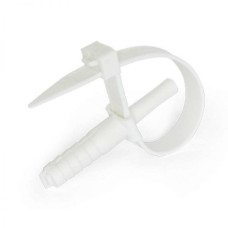 Хомут кабель шв монтажу fi 8 білі (за 1шт)