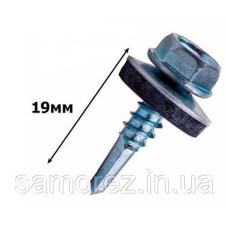 Саморіз кровельний оцинк метал 4,8х19 39622