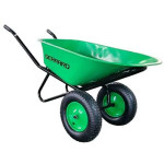 Тачка будівельна WB6418-1S-P 320кг 210л зелена Gerrard 179559