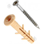 Дюбель-цвях з комірцем 6х40 31011