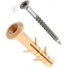 Дюбель-цвях з комірцем 6х40 31011