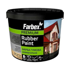 Фарба гумова графіт Фарбекс 3,5кг. 3300098