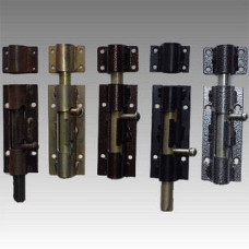 Засов карабін 16мм чорний/сірий 47155