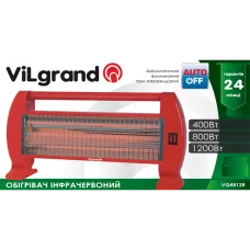 Обігрівач  інфрачервоний  Vilgrant 1200/800/400вт.