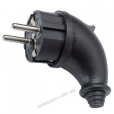 Вилка кутова з/з каучук Lemanso 094