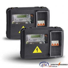 Коробка під ел. лічильник 1ф прозора КДЕ-2 IP-54