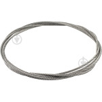 Трос стальний оцинкований в опльотці д3мм (за 1м)